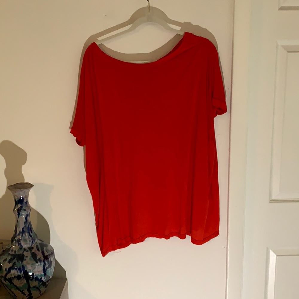 Red Piko shirt